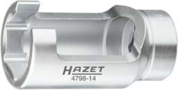 Bild von HAZET Injektor Steckschlüssel-Einsatz Bosch s 30 mm 4798-14 Vierkant hohl 12,5 mm (1/2 Zoll) Außen-Sechskant Profil 30 mm