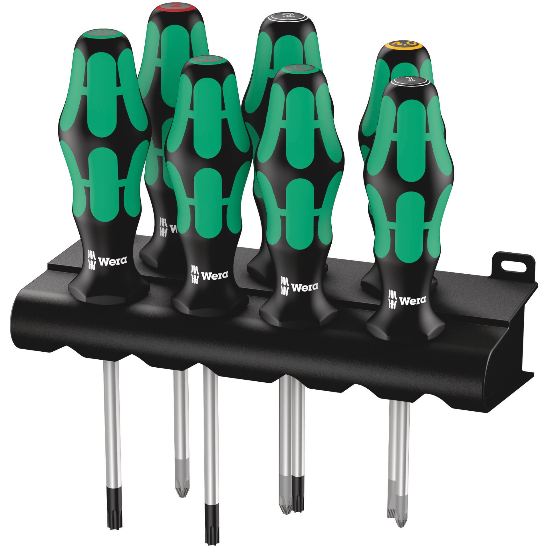 335/350/367/7 Rack Schraubendrehersatz Kraftform Plus Lasertip + Rack