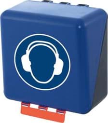 Bild von Aufb.Box SECU Midi Standard, f. Gehörschutz, blau