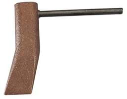 Bild von Kupferstück Hammerform mit Eisenstift gerade fürPropan-Handgriff 250g GCE
