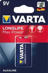 Bild von Batterie MAX TECH 9V-Block Blister a 1 Stück VARTA